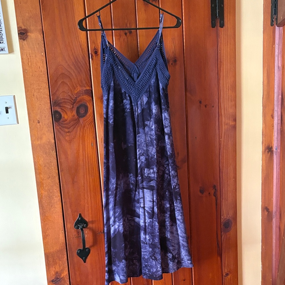 Fun and comfy Purple Tie-Dye Dress